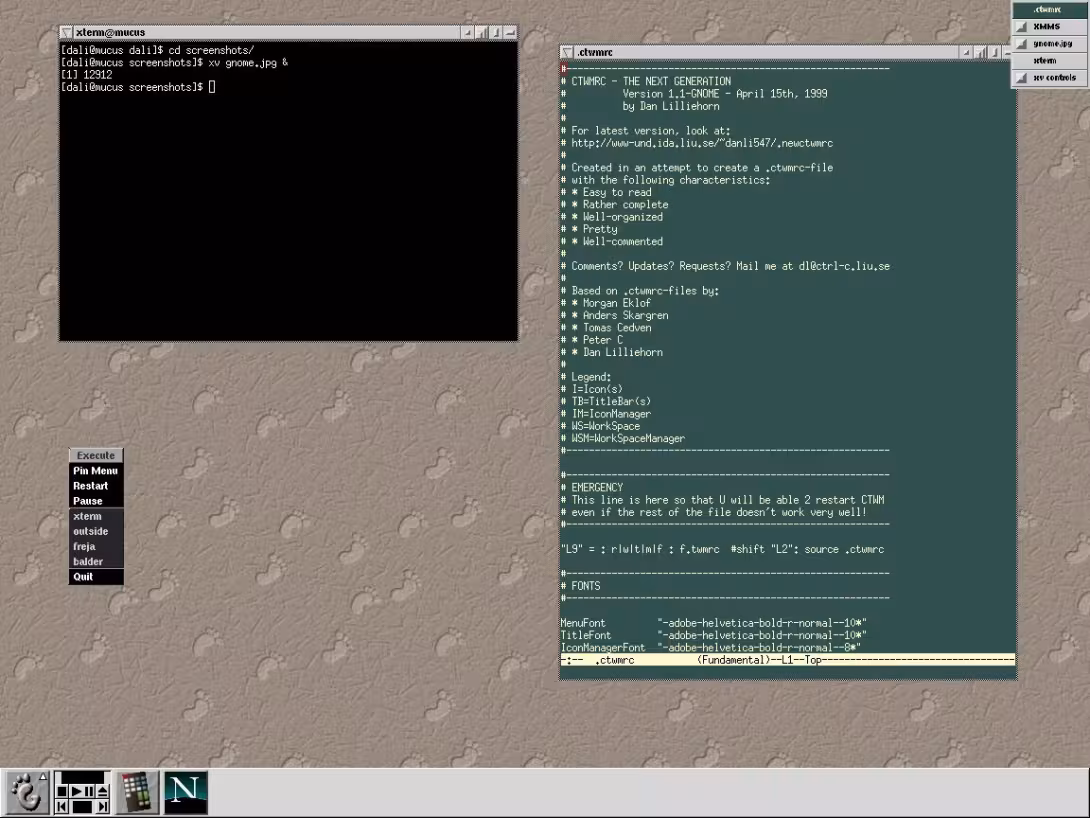 CTWM Screenshot