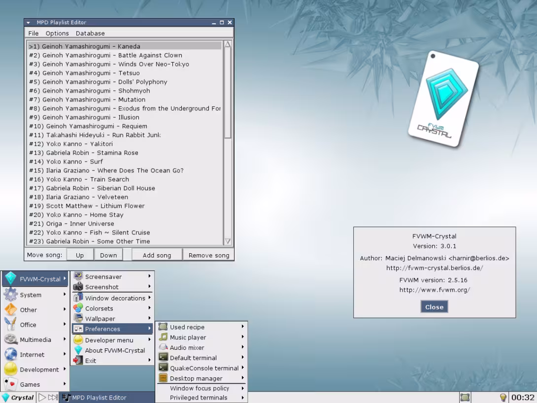 FVWM-Crystal Screenshot